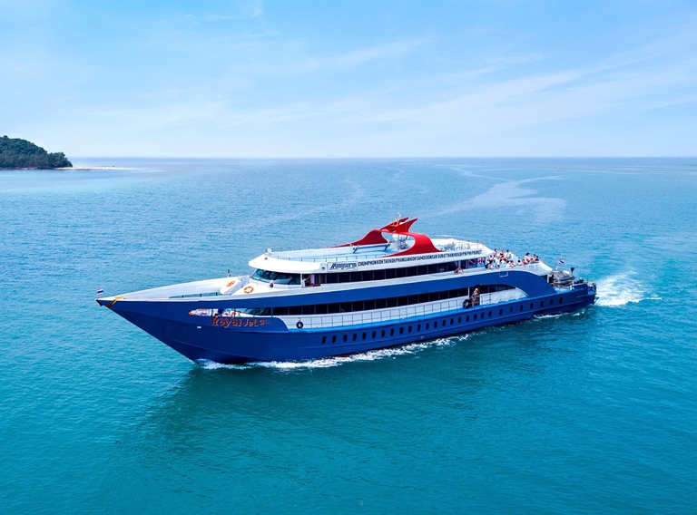 P104 ทัวร์เกาะพีพีโดยเรือ Royal Jet Cruise